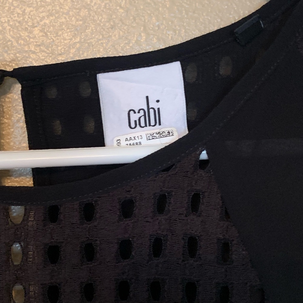 CAbi style 5046 tivoli animal print sleeveless top size XS - Picture 4 of 4